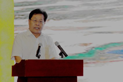 乐竞(中国)一站式服务官网党委书记孟卫东讲话(栗晶晶 摄)